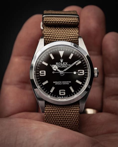 nato straps rolex explorer